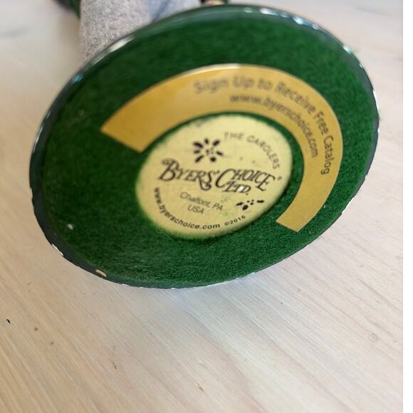 Byers' Choice Christmas Caroler Man with Sheet Music Nutcracker 13" Figurine - Picture 8 of 8